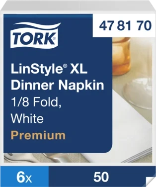 Tork Linstyle Xl Middagsserviett 8f