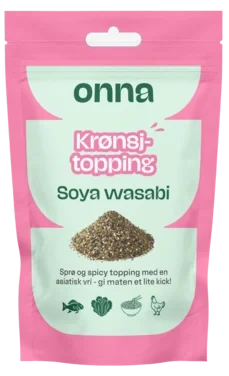 Krønsj Soya Wasabi Topping 80g Onna