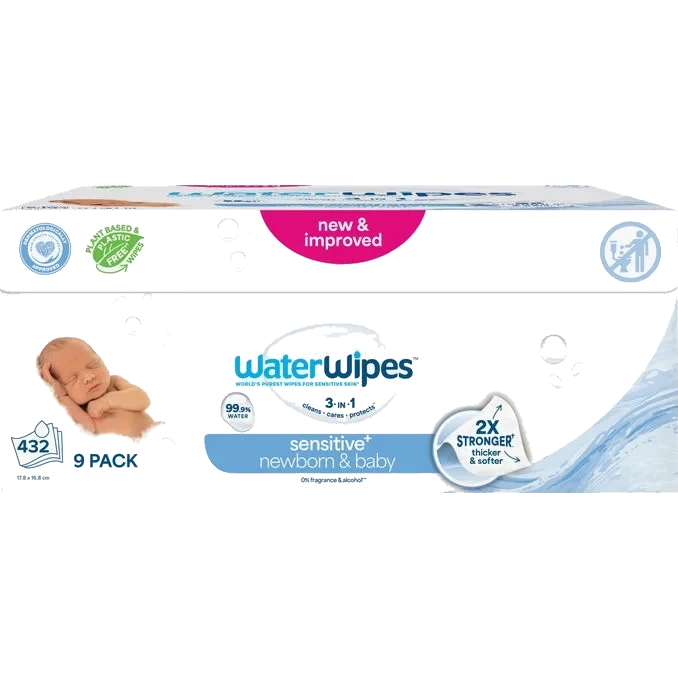 Våtservetter Sensitive 9-pack