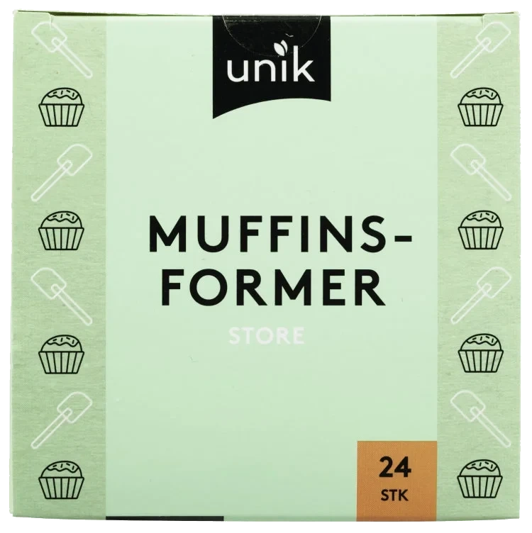 Muffinsformer Store 24stk Unik
