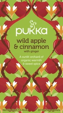 Pukka Wild Apple & Cinnamon 40g 20ps