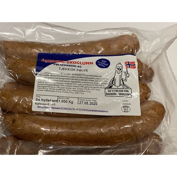Åkeberg Skoglunn Grillpølse Lang Kg