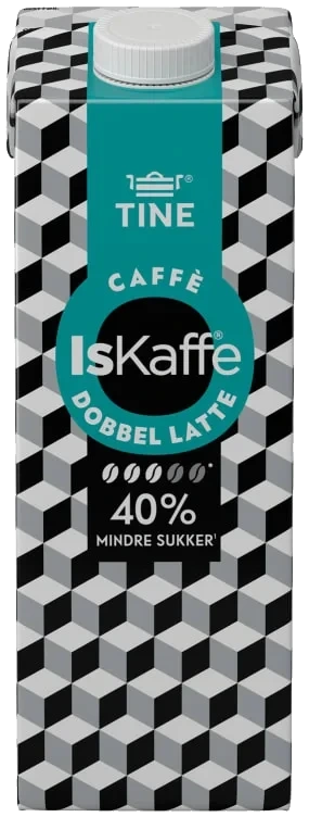 Iskaffe Dobbel Latte 1l Tine