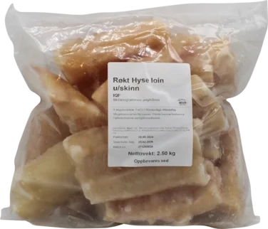 Hyse Loins Røkt, 120-140g