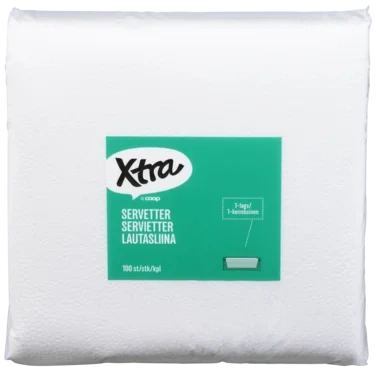 Napkins 1-ply White