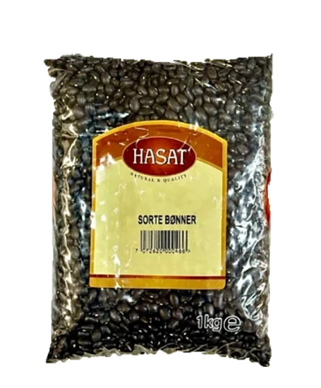 Sorte Bønner Hasat 1kg