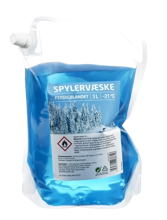 Spylervæske -21c 3l