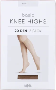 Knee Highs X2 Natural Tan La Mote