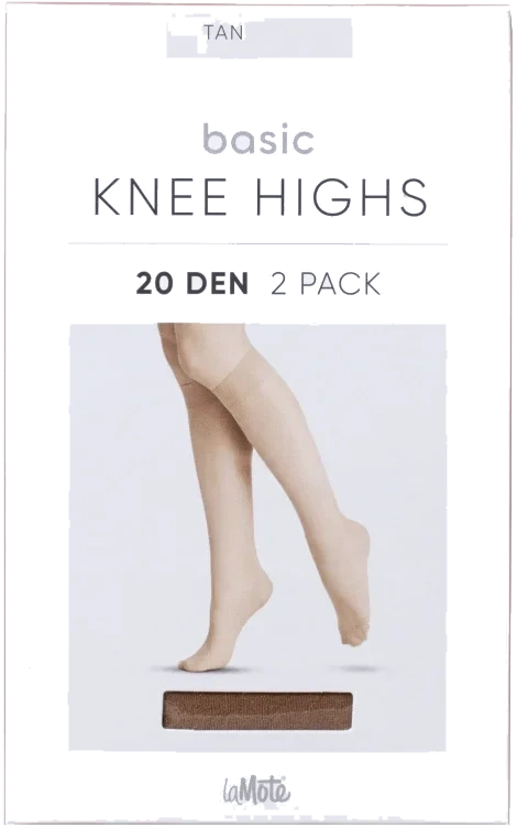 Knee Highs X2 Natural Tan La Mote
