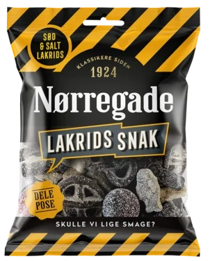 Nørregade Lakrids Snak 140g
