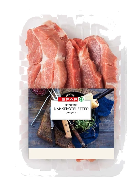 Svin Nakkekotelett 4pk Spar