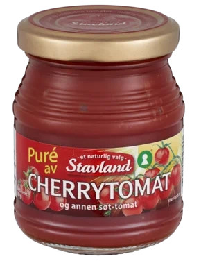 Puré av Cherrytomat 180g Stavland
