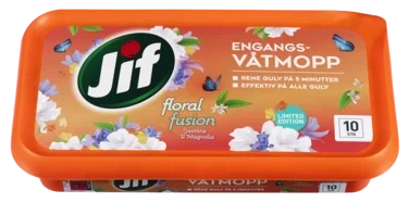 Engangsmopp 10-pk floral fusion, Jif