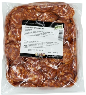 Pepperoni Original Skåret 1kg