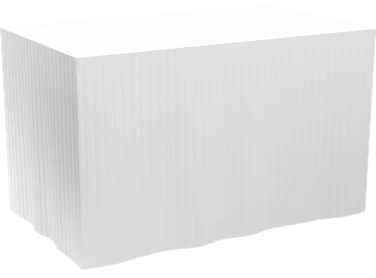 Dunicel Dukskjørt Hvit 0.72x4m 