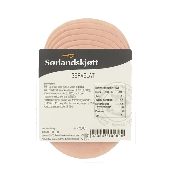 Spis Meg Servelat 100g