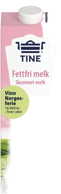 Tine Fettfri Skummet Melk 0,1% 1l