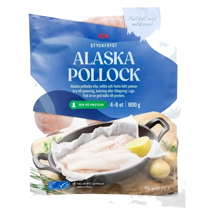 Alaska pollock 600g ICA
