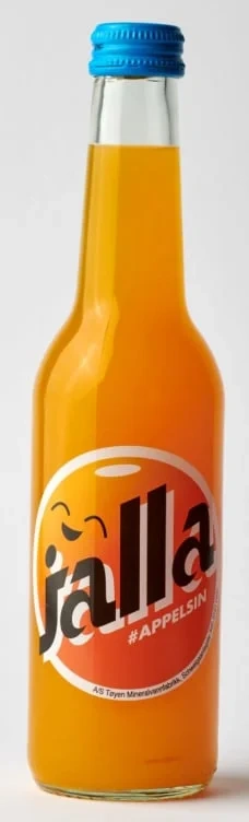 Jalla Appelsin 300ml Fl Tøyen Mineralvann Fabrikk
