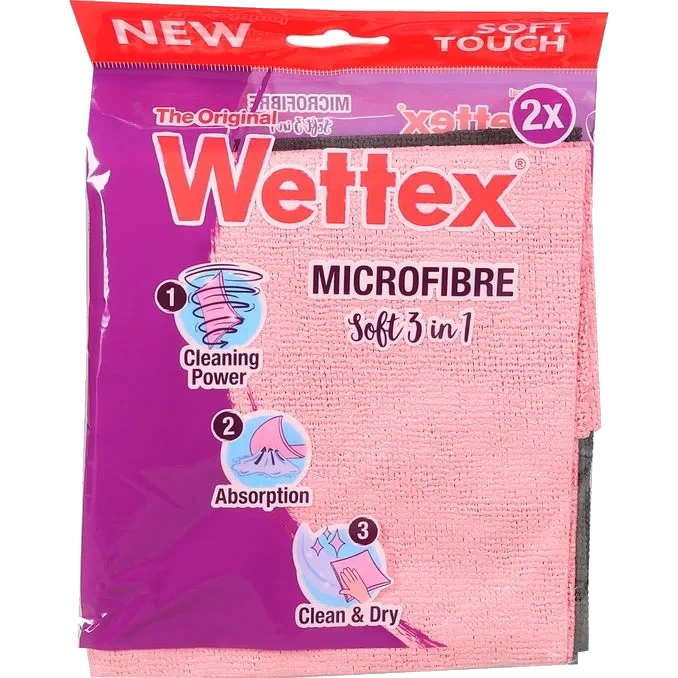 Microfiber Soft 3-in-1 2-pack
