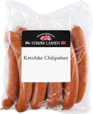 Kreolske Chilipølser, 1 kg, Fersk
