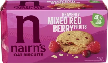 Mixed Berries Oat Biscuits