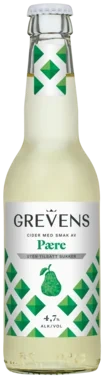 Grevens Cider Pære u Sukker 0,33l Fl