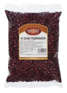 Røde Bønner 1kg Hasat
