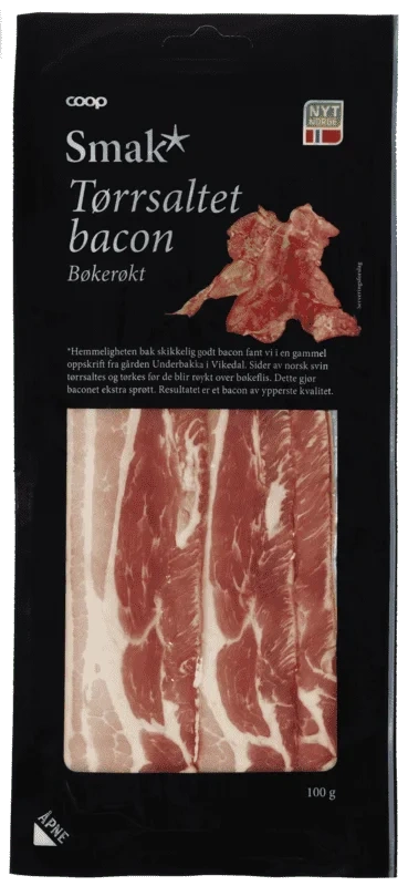 Smak Tørrsaltet Bacon 100g