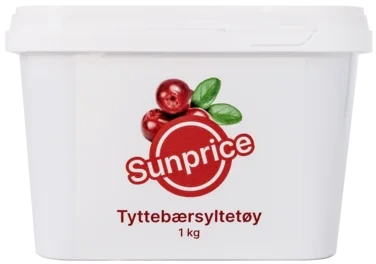 Sunprice Tyttebærsyltetøy 1kg