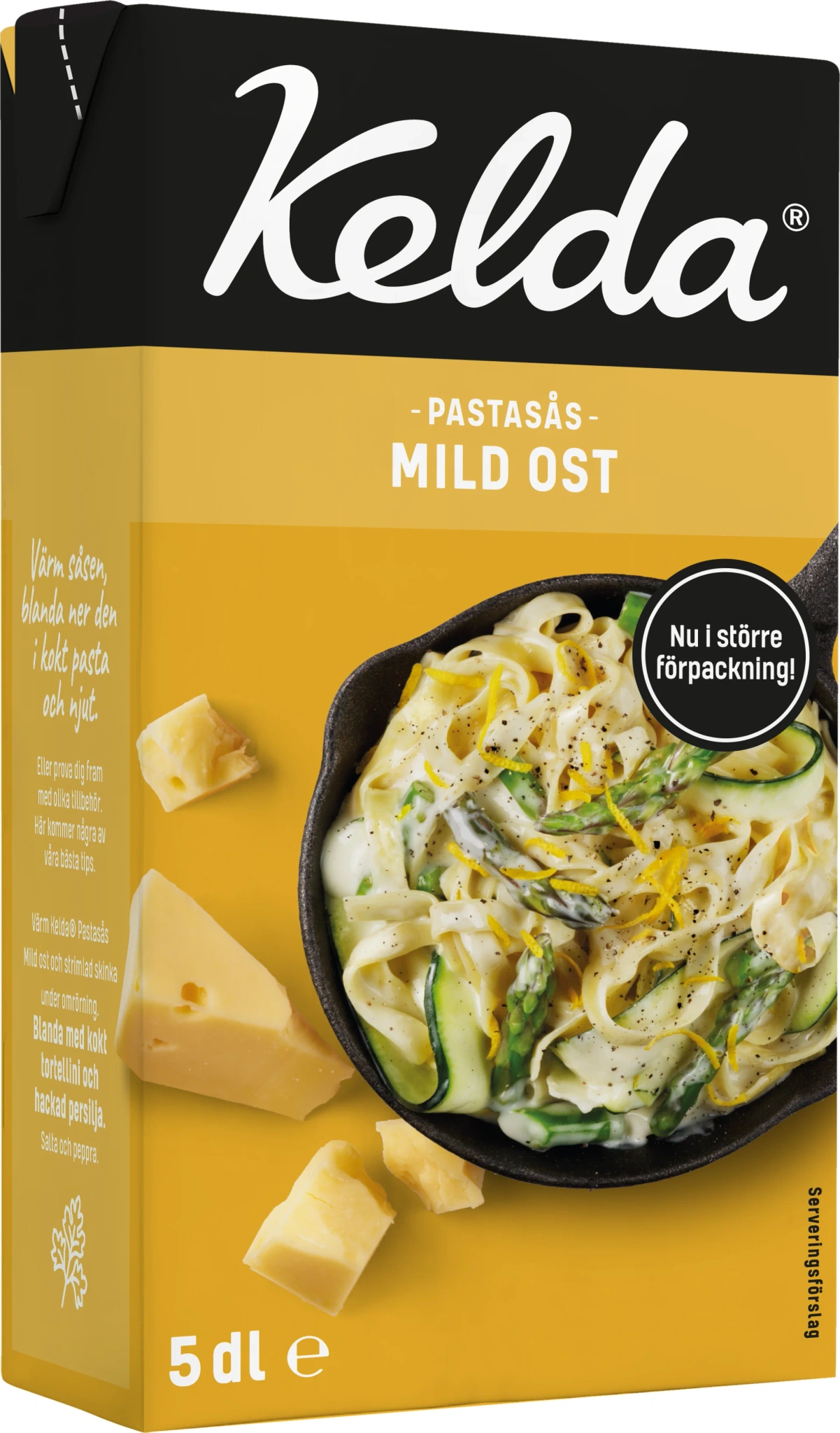 Pastasås mild ost 5 dl