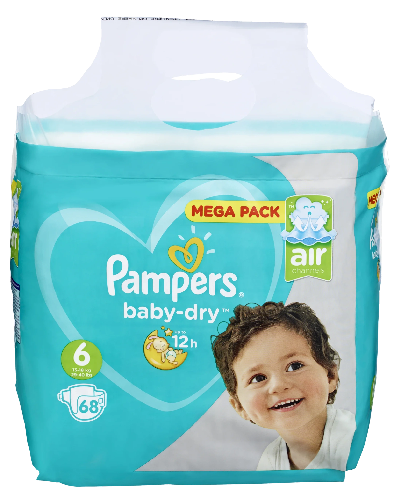 Pampers Babydry S6 15+kg 68stk