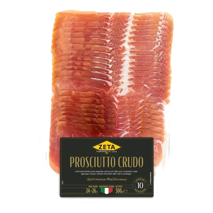 Skinka Lufttorkad Prosciutto Crudo 300g Zeta