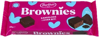 Brownies 8 biter, 150 g, Berthas