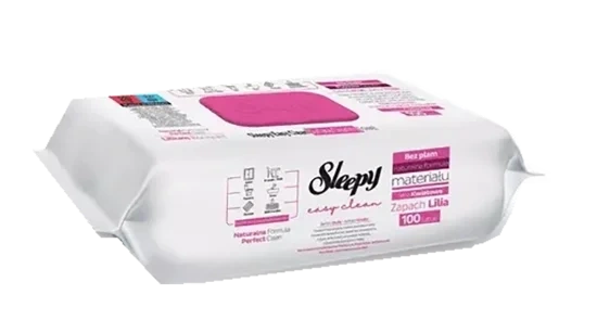Sleepy Vaskeklut Rosa 100stk