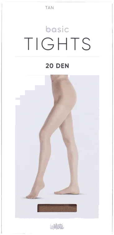 Tights Basic 20 Den Tan 44-50 La Mote