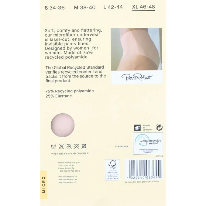 Trosor Invisible High Waist Stl. XL Puder 2-pack