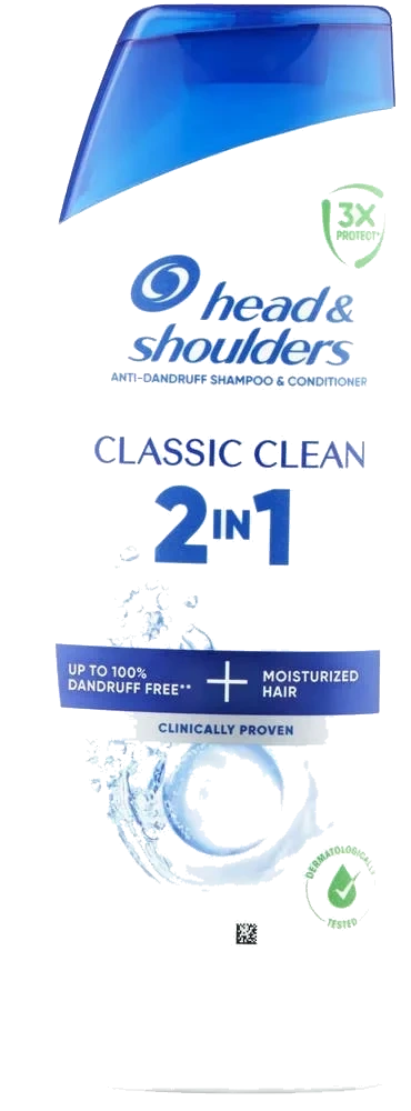 SHAMPOO CLASSIC CLEAN 2IN1 400ML H&S