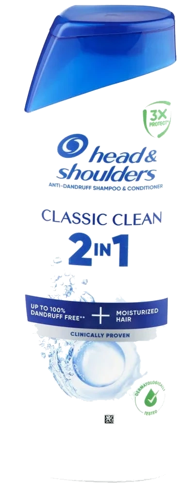 SHAMPOO CLASSIC CLEAN 2IN1 400ML H&S