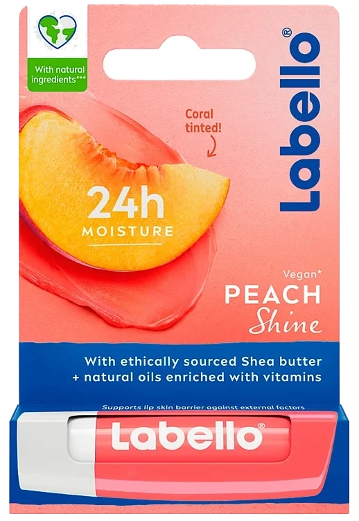 Labello Peach Shine 4,8g