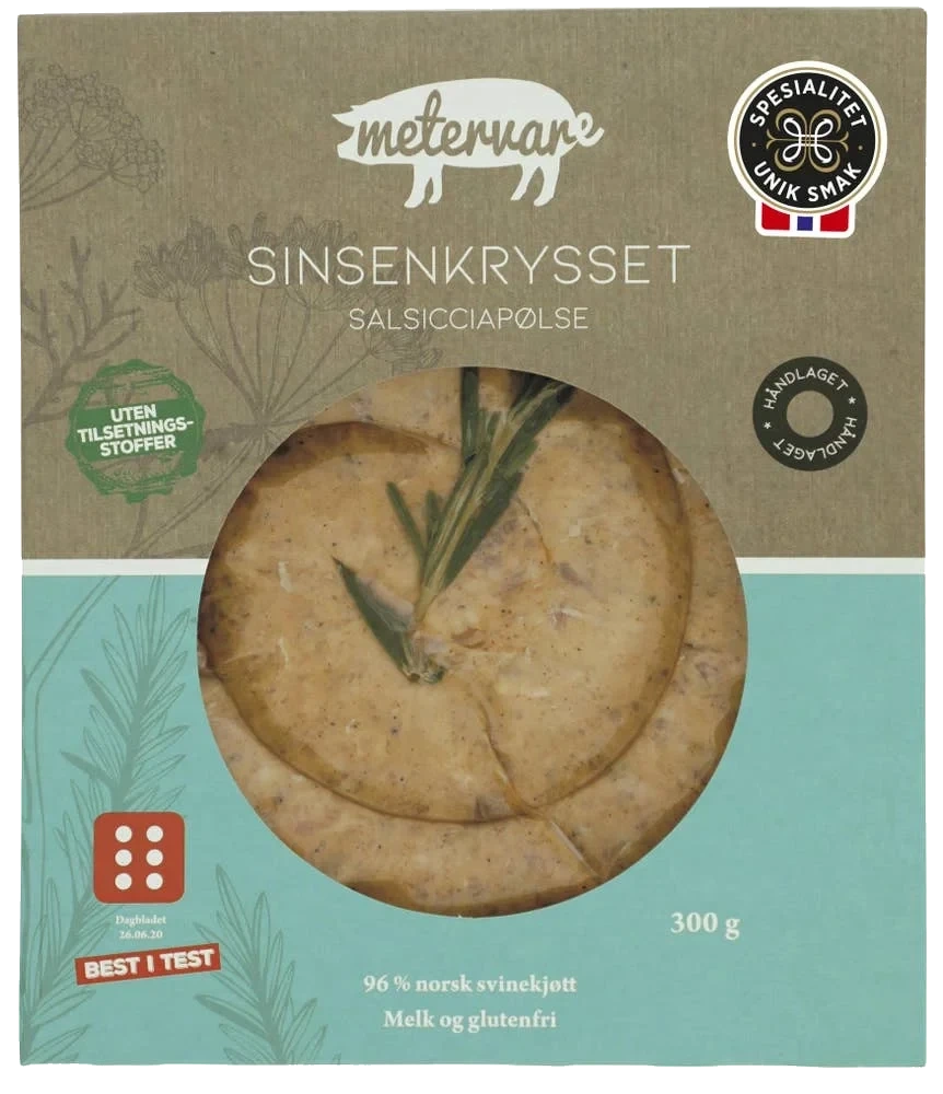 Sinsenkrysset Rå salsicciapølse