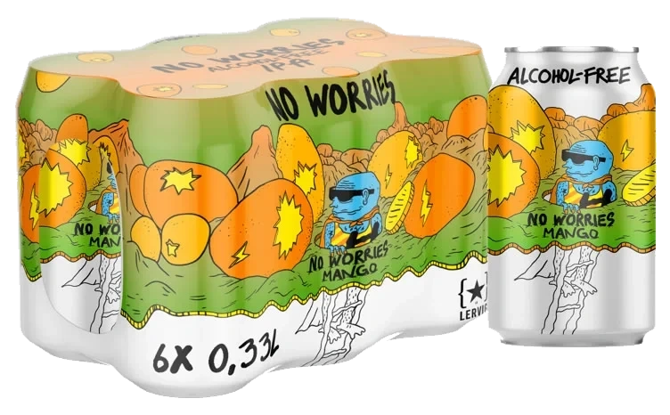 No Worries Mango 0,33lx6 Bx Lervig