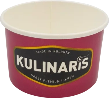 Kulinaris Beger 1000stk 184ml Pappbeger med Logo