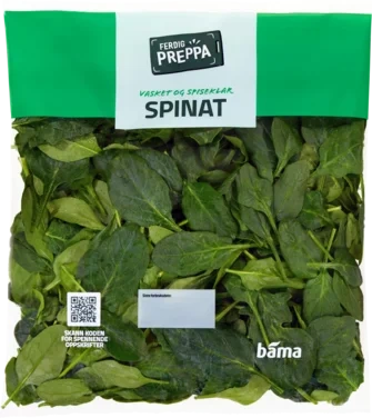Spinat Vasket 200g Ferdig Preppa