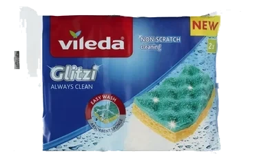 Vileda Glitzi Always Clean Svamp 2pk