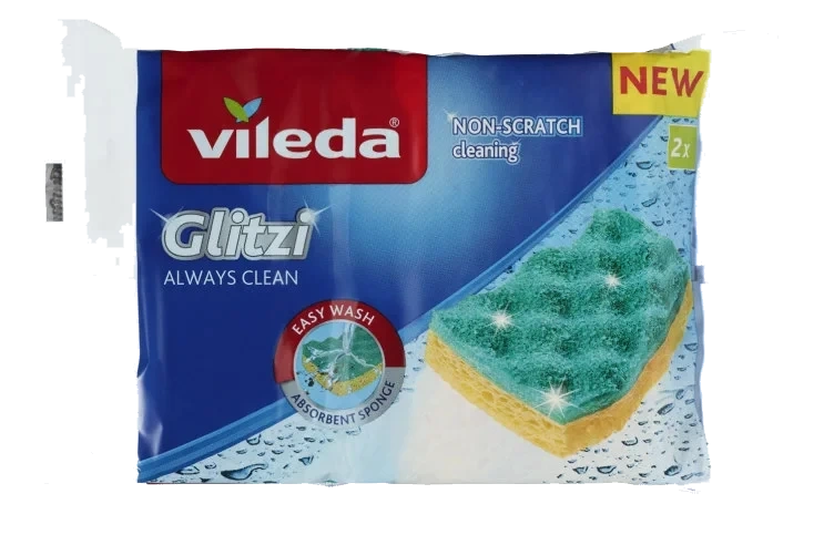Vileda Glitzi Always Clean Svamp 2pk