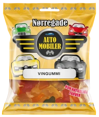 Nørregade Automobiler Vingummimix 70g
