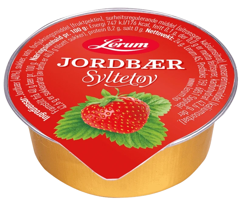 Nora Jordbærsyltetøy 25g