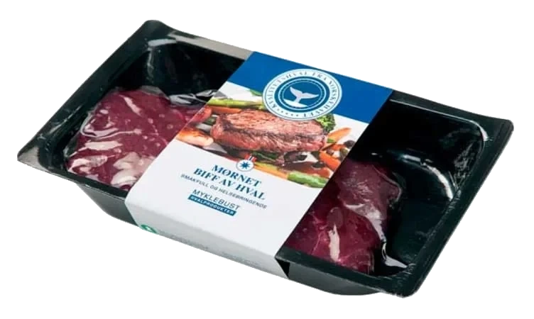 Fersk Mørnet Hvalbiff 2x180gram