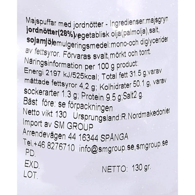 Jordnötsbågar